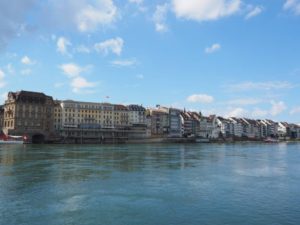 basel city city view homes promenade rhine river 1