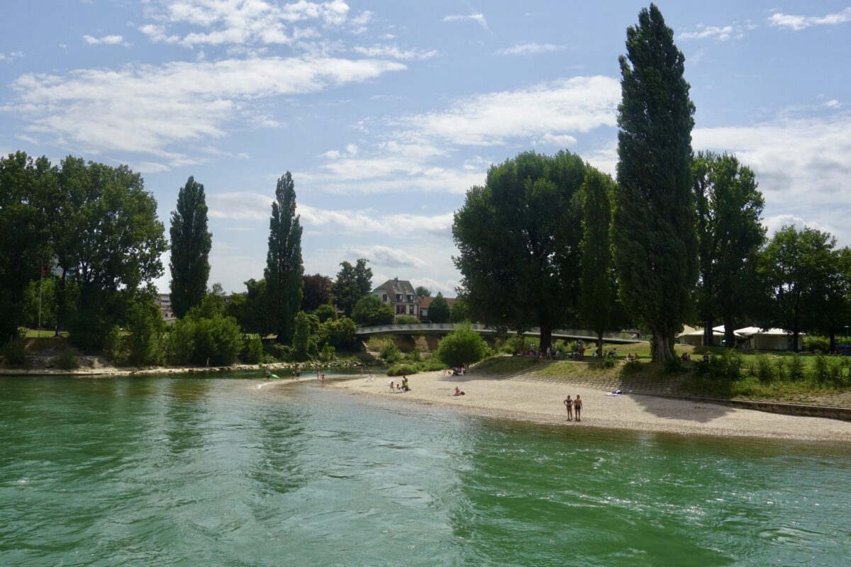 Rheinschwimmen in Basel