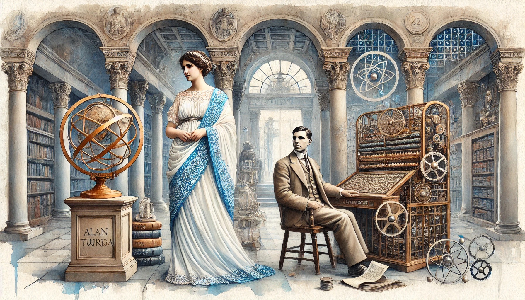 Mathematik und Geist: Hypatia trifft Alan Turing 1 titel2 1