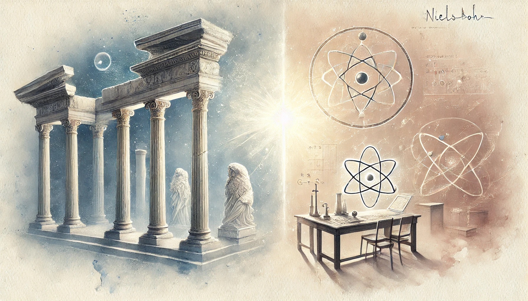 Weltbilder im Wandel: Anaxagoras trifft Niels Bohr 1 titel2 2