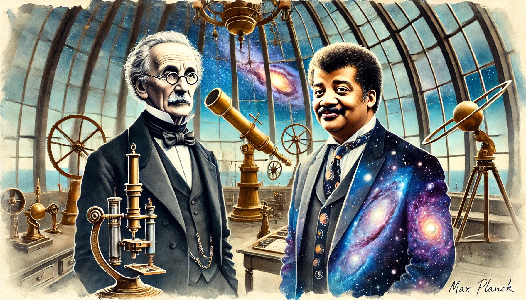 Vom Kosmos zur Quantenwelt: Neil deGrasse Tyson trifft Max Planck 1 titelb1