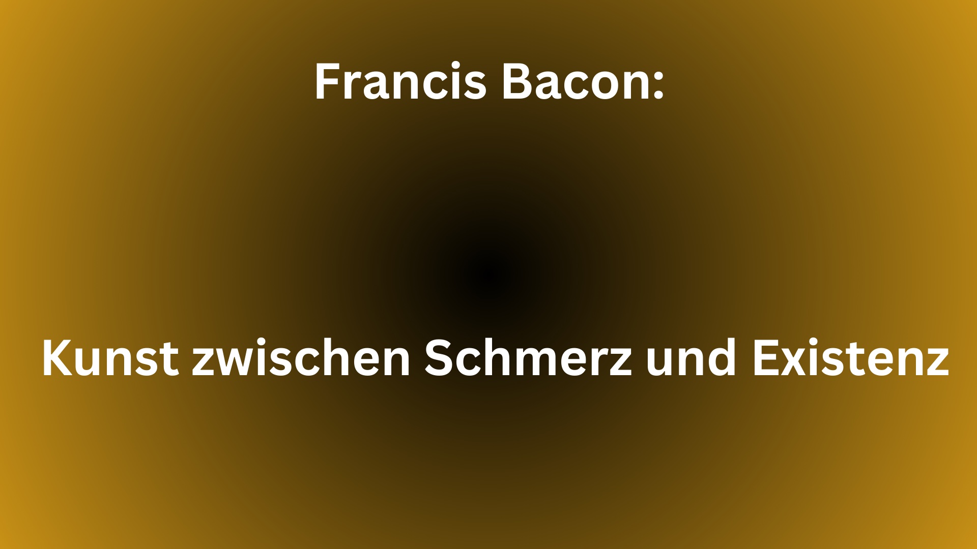 ArtiFact - Francis Bacon: Kunst zwischen Schmerz und Existenz 2 bacon