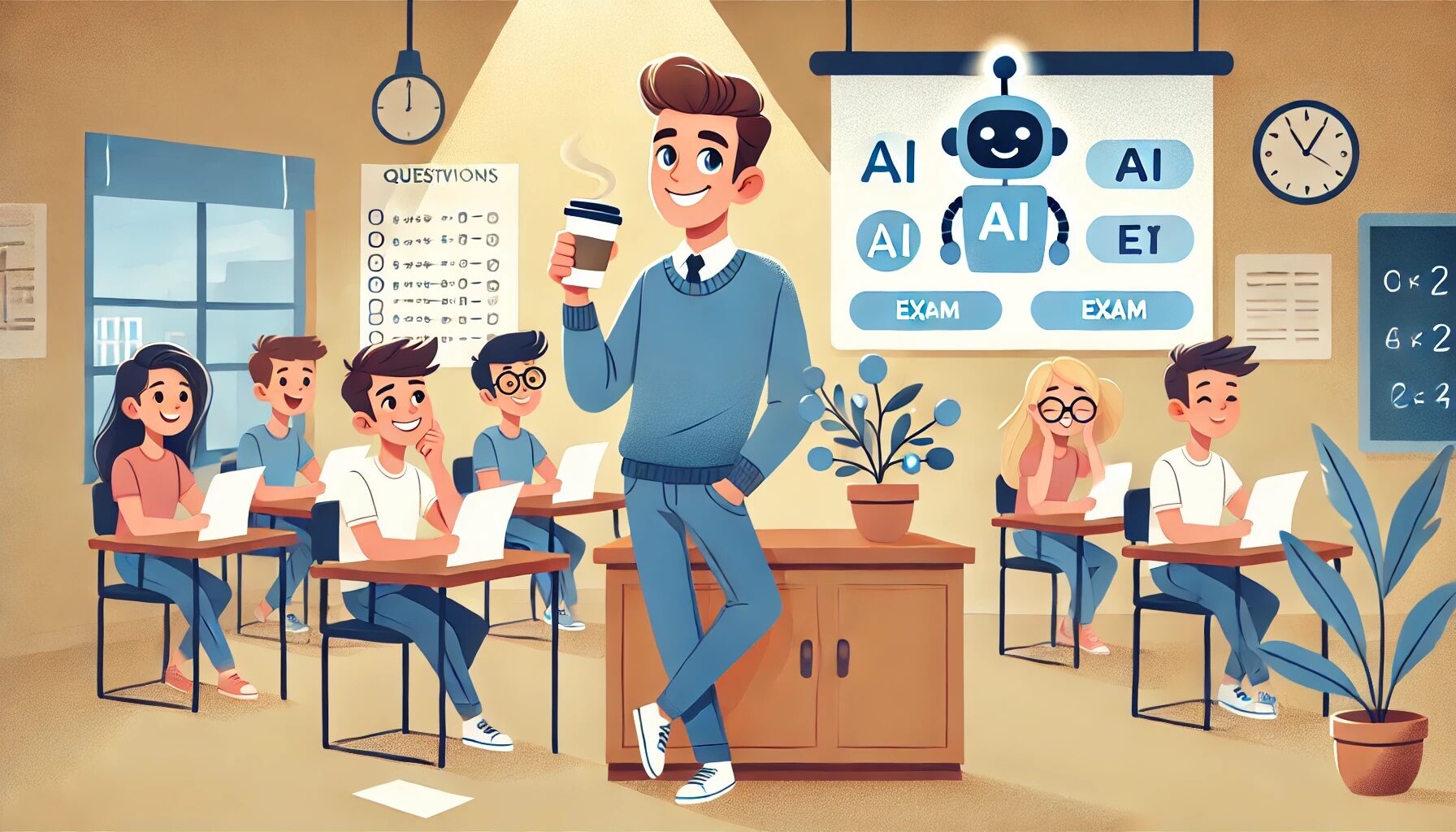 Nie wieder Prüfungsstress: Wie KI Lehrern die Arbeit erleichtert