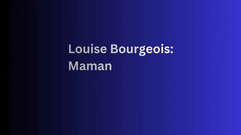 ArtiFact – Louise Bourgeois: Maman