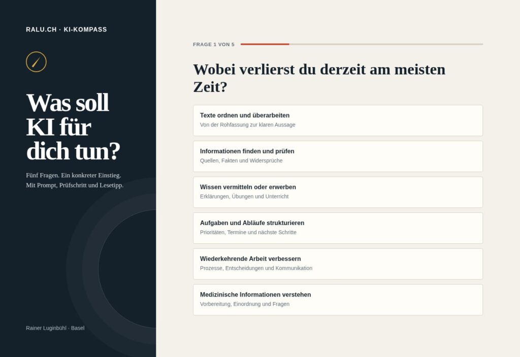 Ich habe eine kleine Webanwendung gebaut. Ohne sie zu programmieren.